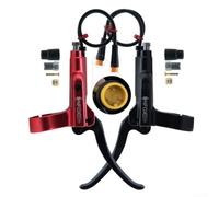 Electric Bike Brake Handle 3 Pin Connector for Ebike with For Bafang Hall Motor Hydraulic Brake Compatible with Mineral Oil Hydraulic Systems (Line)