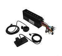 Electric Bike Brushless Controller Kit with LCD Display and Thumb Throttle for 36V 48V 52V 1500W 2000W Motors, Fits 22 2mm Handlebars Using No 2 Communication Protocol