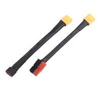 Electric Bike Connector Adaptor Male Female Battery Cable for Scooters with Practical Rubber and Metal Material (ADS 1)