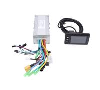 Electric Bike Controller Display Kit 36V 48V 60V 1000W 38A Sine Wave Brushless Motor Controller with LCD Display Upgrade Kit for Electric Bicycles ABS Aluminum Alloy
