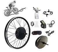 Electric Bike Conversion Kit, 1000W Hub Motor for Bicycle, Rear Wheel Upgrade with LCD Panel, Throttle & Pedal Assist Sensor, Compatible with 26inch Wheels