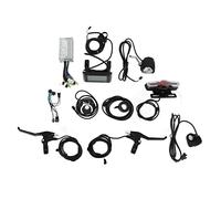 Electric Bike Conversion Kit 36V 48V 17A High Power Controller with S900 LCD Display Panel ABS Material Complete DIY Modification Set for 250W 350W Gear Motor E Bike Scooter