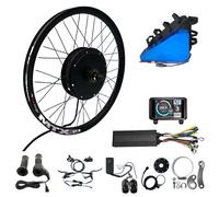 Electric Bike Conversion Kit, 72V 3000W Rear Wheel, MTX39, 24-29"/700C Wheel Options, 26AH Triangle Battery (Rear 27.5 Inch)