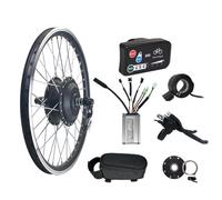Electric Bike Conversion Kit, Brushless Gear Motor with KT Controller, DIY Mountain Bike Conversion with Throttle and PAS for Enhanced Performance