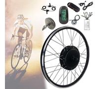 Electric Bike Conversion Kit, Brushless Gearless Motor with LCD Display, Enhances Biking Experience for Various Wheel Sizes
