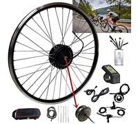 Electric Bike Conversion Kit - Front Drive Hub Motor with Controller and Thumb Throttle for Easy Bicycle Upgrade