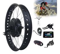Electric Bike Conversion Kit, High-Power 72V 3000W Rear Wheel Hub Motor with PAS, LCD Display, Twist Throttle, and Torque Arm for Enhanced Bicycle Performance