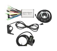 Electric Bike Conversion Kit Professional KT 15A Controller LCD4 Panel TT009 Thumb Throttle Set for 36V 48V 250W Motor with Premium Metal Shell and ABS Panel for DIY Electric