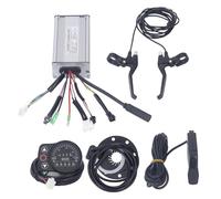 Electric Bike Conversion Kit with 25A Sine Wave Controller, LED900S Panel, 109R Thumb Throttle, 8C Power Pedal Assist Sensor and Brake Levers, Fit for 750W Motor, DIY Cycling