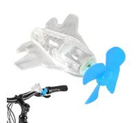 Electric Bike Decoration - Airplane Motorcycle Decor Handlebar Mount - Adhesive Wind Powered Ornament with LED Lights, Car Decor for Men Women