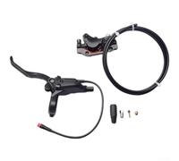 Electric Bike Disc Brake Lever and Caliper Kit with 2 Pin Waterproof Connector, Aluminum Alloy Frame, Hydraulic System Delivers Responsive and Safe Stopping Power (Left Front Brake)