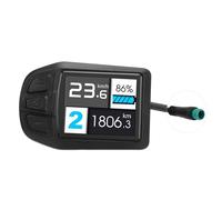 Electric Bike Display, Display LCD Meter Panel Screen ABS Electric Bicycle Lithium Assisted Conversion Accessories for Bike Scooter Modification