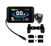 Electric Bike Display Screen, Display KT-LCD8H With New User Interface, LCD Display, Illuminated, Multifunctional, E-Bike, 24V/36V/48V