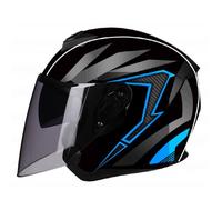Electric Bike Electric Scooter Open-face Helmet for Men Women Motorcycle Jet Helmets with Flip-up Sun Visor Suitable for Four-season Commuting Daily Riding Black XXL/63-64cm