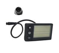 Electric Bike for LCD Display Meter for S866 Speedometer Odometer 24V 36V 48V 52V 60V Scooter Control Panel with Plug for E-Bike Scooter Modification (6 core wiring)