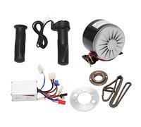 Electric Bike HUB Motor Controller, Electric Motor Speed Controller and Ebike Throttle Twist, Brushless Motor Controller Twist Throttle Set for Electric Bike Bicycle Retrofit