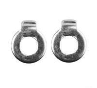 Electric Bike Hub Motor Torque Anti Rotation Washer 2pcs Set for M14 Steel Components Compatible with E Bikes ()