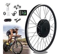 Electric Bike Kit Front Hub Motor, 500W 1000W Waterproof Conversion Kit with LCD Display for Road Bikes