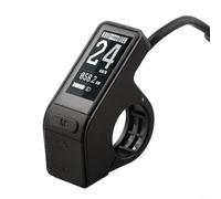 Electric Bike LCD Display Ebike LCD Mini Display Waterproof IPX5 Speedometer for Bafang BBS01 BBS02 Motor PAS Trip ODO Light Battery Status Error Cycling Accessory Black