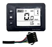 Electric Bike LCD Display Meter KD21C Ebike Computer Control Panel 36V 48V Electric Bicycle Conversion Kit (5 pin male)