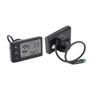 Electric Bike LCD Display with Waterproof Plug, S866 Bike Speedometer Control Panel, 24V 36V 48V Odometer for Handlebars Mounting