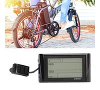 Electric Bike LCD Meter, SW900 Waterproof LCD Panel Screen 24V 36V 48V 60V, 5 Pin E Scooter Display Meter for 22.5mm/28.6in Handlebars