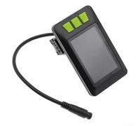 Electric Bike LCD Speedometer Color Screen with USB Interface for Scooter and Ebike Compatibility and Data Display