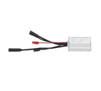 Electric Bike Motor Controller 15A Brushless Square Wave Controller with Connector and Light Cable for 250W Motor, Aluminum Alloy Case with Heat Dissipation Slots