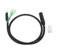 Electric Bike Motor Extension Cable Premium ABS 9 Pin Extension Line for Hub Motor Conversion Kit Durable Wearproof High Temperature Resistant Easy Installation 66cm