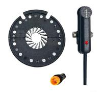 Electric Bike Pedal Assist Sensor with 12 Magnet Double Hall Technology, Waterproof 3Pin Interface, Left/Right Side Options for Enhanced Cycling Performance (DH12L)