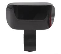 Electric Bike Rear Seat Backrest Cushion U-Shaped Thickened | Leather Passenger Pad with 4mm Steel Frame High-Density Sponge for E for scooter Motorcycle Fitment Red Black