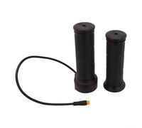 Electric Bike Right Hand Throttle Grip 3 Pin Full Throttle for 12V to 72V E Bikes with Shock Absorbing Features