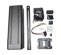 Electric Bike Shelf Battery Box, E-Bike Battery Capacity Case, Plastic Case for 48V Large Capacity 1865 Holder Black
