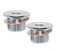 Electric Bike Threaded Fork Crown Nut with Hex Socket for M23x1 For Front Fork Lock (M23X1)