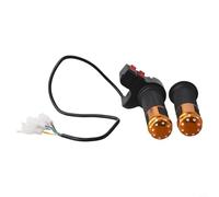 Electric Bike Throttle 24V/72V with 3 Speed Functionality and Forward/Reverse Feature (Gold)