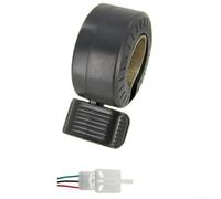 Electric Bike Throttle, 3-Pin 2.8 Type, 1.8m Cable Extension Cord, Speed Controller Adapter for E-Scooter, Easy Install Left or Right Handlebar(2.8 3-pin)