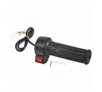 Electric Bike Throttle Grip with 3-Speed Switch and Cruise Control | Compatible with 12V-72V systems, features integrated forward-reverse toggle, ergonomic handlebar acceleration grip