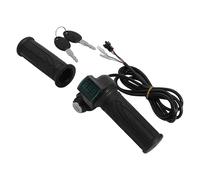 Electric Bike Throttle Handle With LED Display Accelerator Handle Grip Scooter Handlebar Twist Universals Electric Bicycles Scooter Handlebar Twist Throttle