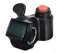 Electric Bike Throttle with LED Display, 12-84V Twist Grip Power Switch Lock for 7/8 Inch 22mm Handlebar Electric Bicycles and Scooters