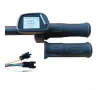 Electric Bike Throttle with Speed Measurement 5 Pin Interface, 1 3 Inch LCD Display, Suitable for Electric Scooters