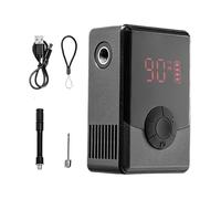 Electric Bike Tire Pump | Cordless Bike Tire Pump | Small Air Compressor Automatic Inflator Smart Protection for Scooter Bicycles Motorcycle Cycling Ball Auto