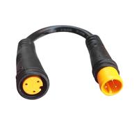 Electric Bikes Connector Cable - 3-Pin Ebikes Extension Wire, Secure Plug For E-Bikes Kit | Waterproof Electric Bicycles Cable, Gear Sensor & Brake Sensor Connector, Twist Throttle Accessory, 10.8cm