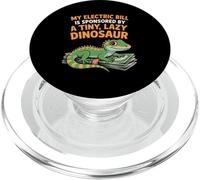 Electric Bill Tiny Lazy Dinosaur Lizard Owner PopSockets PopGrip for MagSafe