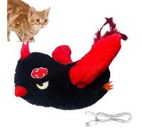 Electric Bird Cat Toy: Interactive Fin Wings, Multiple Mode Sensor Activated, Portable Cat Entertainment, Suitable for All Breeds, I-Play Accessories
