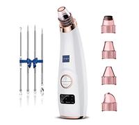Electric Blackhead Remover Vacuum, Pore Cleaner for Face with 5 Heads, Deep Pore Cleaner & Acne Extractor Tool, 4 Suction Modes for All Skin Types