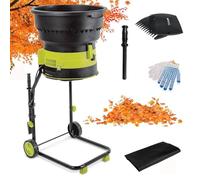 Electric Bladeless Leaf Mulcher and Shredder with High-Power Motor for Efficient Yard Waste Reduction and Quick Mulching