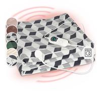 Electric Blanket Double Throw Over Blanket Heated Warm 200x180 cm Washable Green