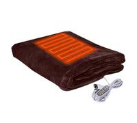 Electric Blanket - Heated Throw Poncho | Wearable USB Blanket | Adjustable 3 Heat Timer Settings Warm Wrap for Fishing Hiking Camping Travel Office Home Machine Washable 32x18 Inches