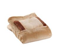 Electric Blanket Heated Throw with Heating Hand Warmer,Ultra Soft Luxurious Flannel Electric Over Blanket, Electric Heated Blanket Throw for Sofa Chair,Bed Throws for Winter Body Warmer (Brown)