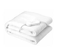 Electric Blanket Heater Under Sheet Fleece Bed Warmer Over Cover Energy 135cm Marco Paul White One Size